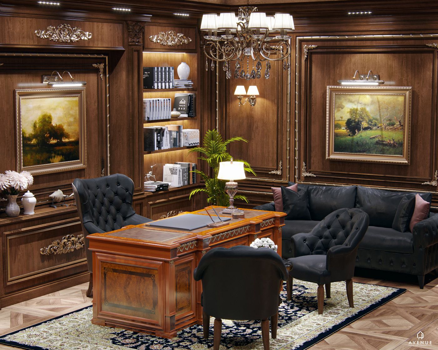 Desain Ruang Kerja Direktur