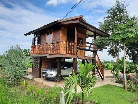Desain Rumah Pinggir Sawah