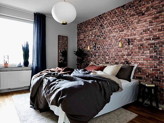 kamar industrial minimalis