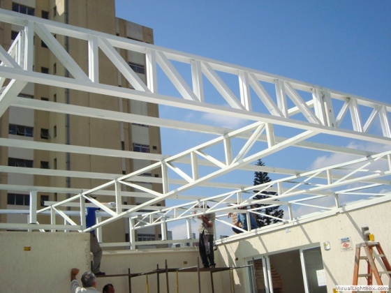 tiang kanopi baja ringan