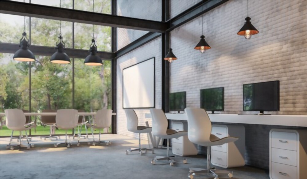 gedung kantor 2 lantai