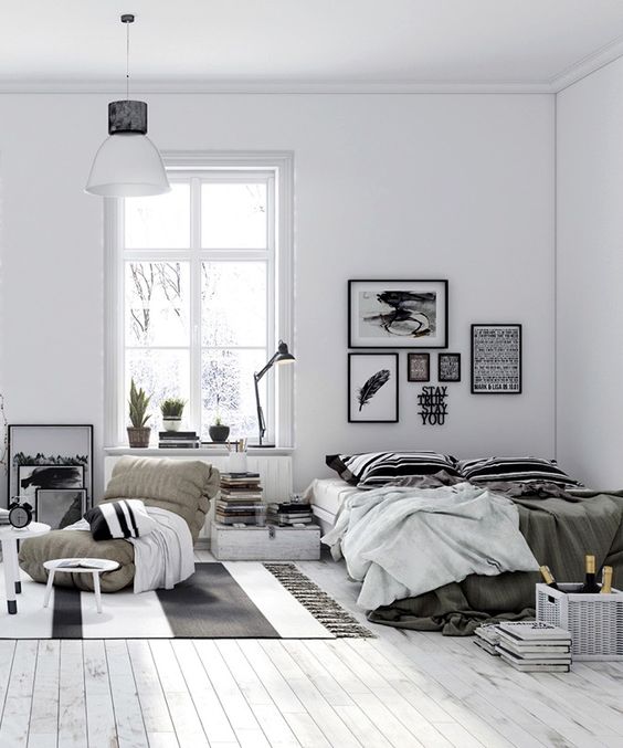 kamar industrial minimalis